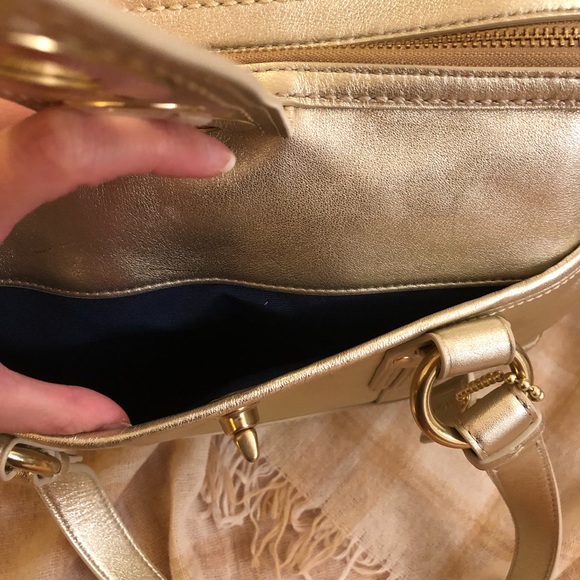 NWOT Coach Gold Purse - Picture 5 of 8